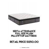 Serta Full Size Plush Pillowtop Mattress