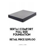 Serta I Comfort Full Size Foundation