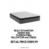 Sealy Cushion Firm Pillowtop Queen Size Mattress