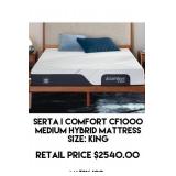 Serta I Comfort Hybrid King Mattress