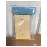 50- Wood Square Single switch wallplate