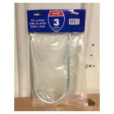 Zinc Plated Post Loop by the Case