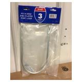 Zinc Plated Post Loop by the Case x 3