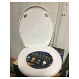 Canvas White Traditional Round Toilet Seats