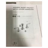 Polished Chrome 3 Hole Bidet w/Lever Handles x 2