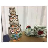 Boot & Owl Landscape stones x14