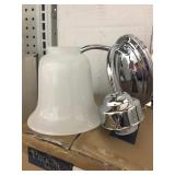 2 light bathroom vanity light fixture x2