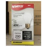 25 count box 40W appliance light bulb x 4 boxes
