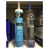 Mix: caulking tubes x 2 boxes