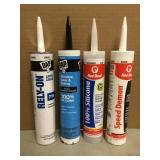 Mix: sealant & caulking tubes