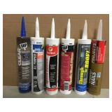 Mix: caulking & adhesive tubes