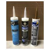 mix: sealant & silicone x3