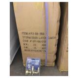 Solid Brass Storm Door Latch x 8 boxes