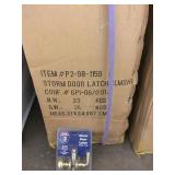 Solid Brass Storm Door Latch x 8 boxes