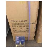 Solid Brass Storm Door Latch x 8 boxes