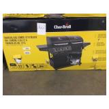 2 in 1 Charcoal and 3 burner gas grill combo