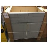 36in Base cabinet. Damaged.