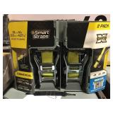 2 pack of 14 foot ratchet straps