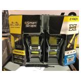 2 pack of 14 foot ratchet straps x 2