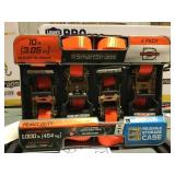 4 pack of 10 foot ratchet straps