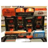 4 pack of 10 foot ratchet straps x 2
