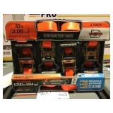 4 pack of 10 foot ratchet straps x 6