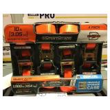 4 pack of 10 foot ratchet straps x 6