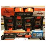 4 pack of 10 foot ratchet straps x 6