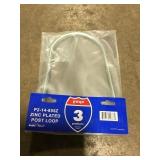 zinc plated post loop latch x6