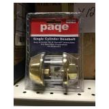 Single cylinder deadbolt x12