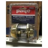 Single cylinder deadbolt x12