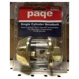 Single cylinder deadbolt x12