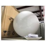 Progress lighting 14" globe pendant light x3
