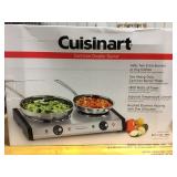 Cast iron double burner