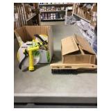 Spray nozzles & grill brushes sell one money.