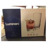 16 piece kitchen drinking glass set