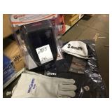 Welding helmet, 2XL jacket,caps & gloves