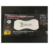 100 count box size small exam gloves x 10