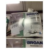 Bathroom exhaust fan w/clean cover