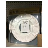 10" ceiling medallion w/ 4" center hole x 6