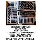 Mix Heavy Duty Register Vents by the piece x 20