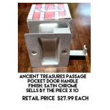 Ancient Treasures Passage Pocket Door Handle x 10