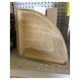 Stone corner shelves x4.