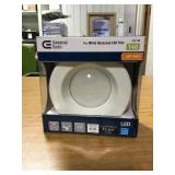 4in White Recessed LED trim light x12.