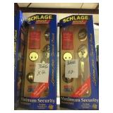 Schlage Dummy Front Entry Handle Set x2