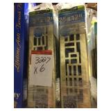 2in x 12in Decorative Floor Register x6.