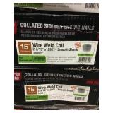 2 3/16in x 0.92in Collated Siding/Fencing nails x4
