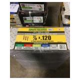 7/8in x .120in Galvanized roofing nails.