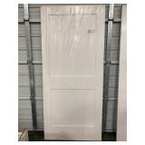 36" x 80 White Solid Core 2 Panel Door Slab