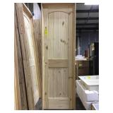24" RH Unfinished Pine Int Door w/ oak jamb.